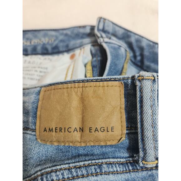 American Eagle Airflex + Jeans Mens (Actual 29 X 26) 28 X 28 Blue Tech Temp Slim - Picture 10 of 15
